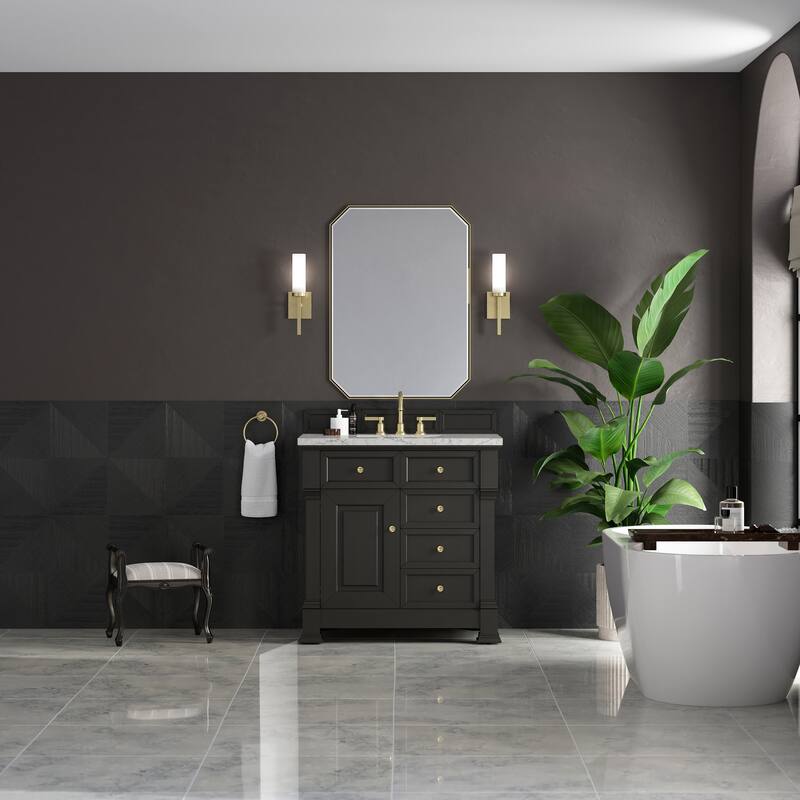Brookfield 36" Single Vanity, Black Onyx