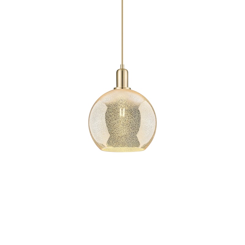 Innovations Lighting 716-1P-13-10 Athens Pendant Athens 10" Wide Mini - Champagne Bronze / Mercury
