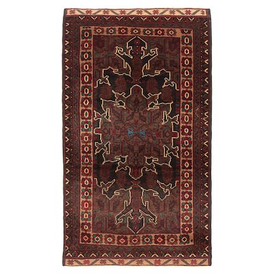 Teimani Brown Rug 2'8" x 5'0" - 2'8 x 5'0