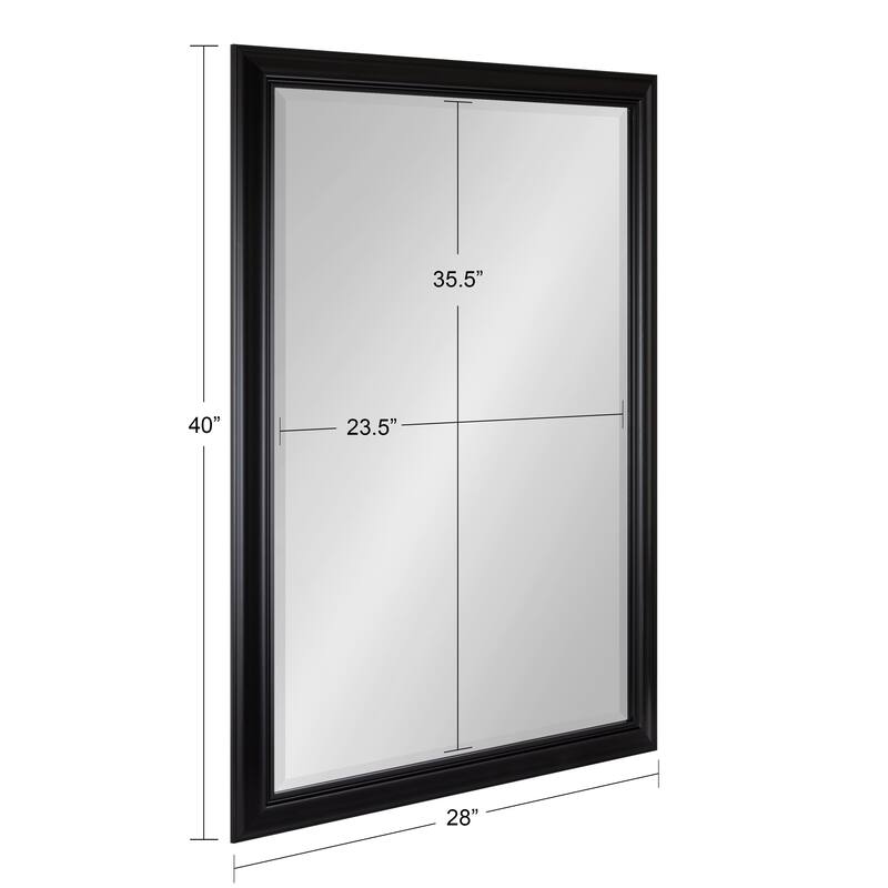 Kate and Laurel Dalat Framed Beveled Wall Mirror