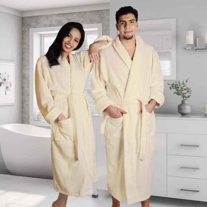 Superior Women's Turkish Cotton Ultra-Soft Absorbent Long Bathrobe