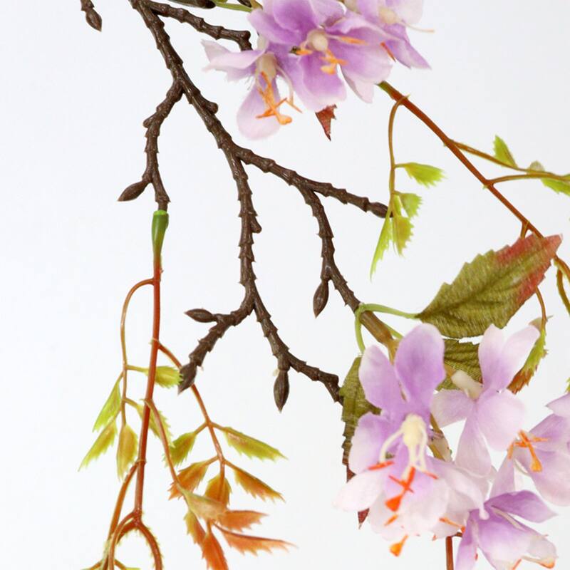 Artificial Trees Realistic Potted Silk Begonia Flower Tree - 140cm