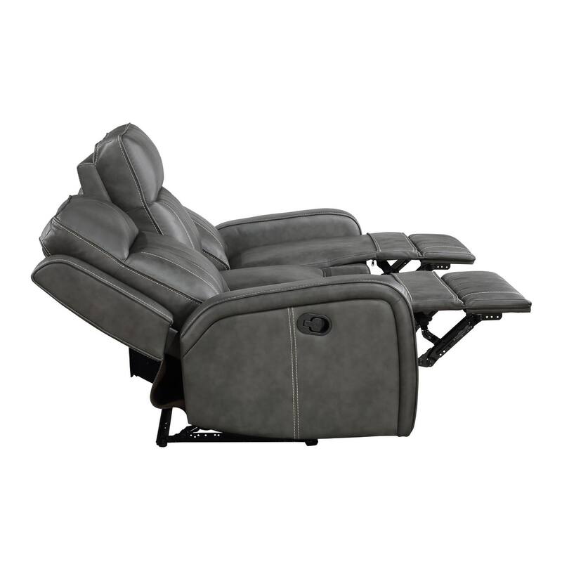 Forrest 3-piece Grey Motion Reclining Sofa Set