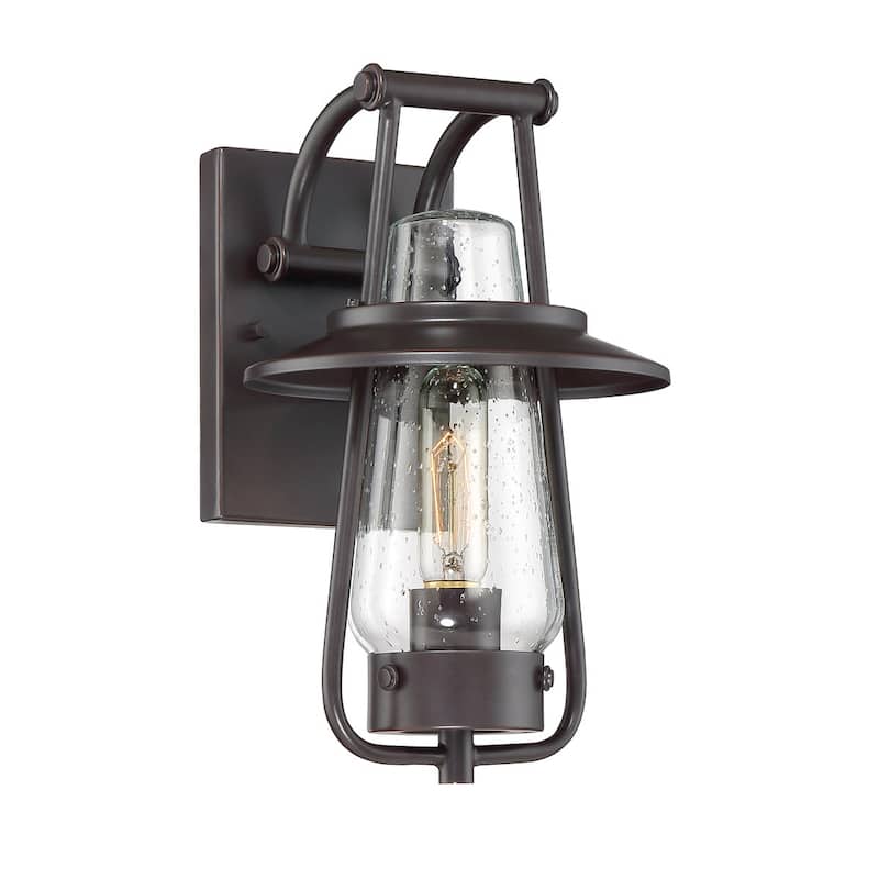 Stonyridge 1 Light Outdoor Wall Lantern - Brown