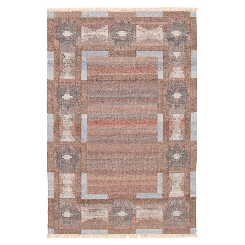 Ankara FW Brown Kilim 5'1" x 8'1" - 5'1 x 8'1 - Brown - 5'1 x 8'1