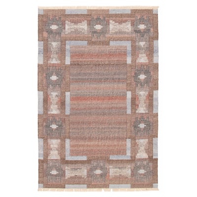 Ankara FW Brown Kilim 5'1" x 8'1" - 5'1 x 8'1