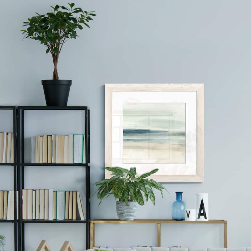 Blue Sands I -Premium Framed Print - Ready to Hang