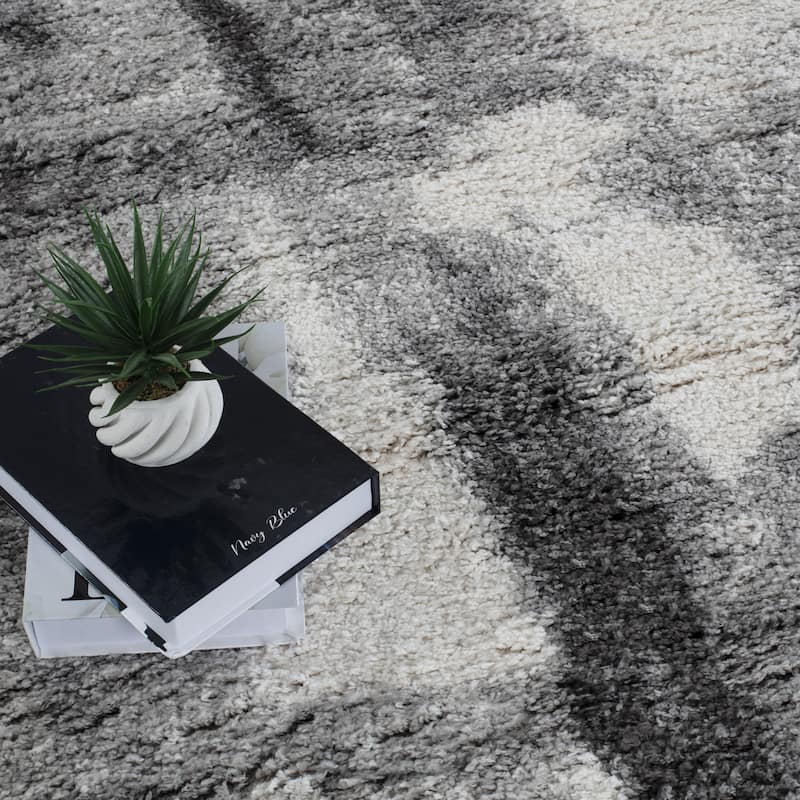Noori Rug Lux Walsh Abstract Modern 2-inch Thick Shag Rug
