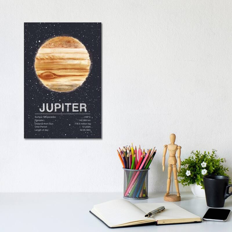 iCanvas "Jupiter" by Tracie Andrews Canvas Print - 12x8x0.75