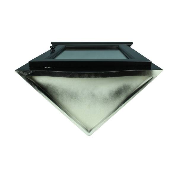 Shop Renovators Supply Mirrored Corner Black Wall Mount Medicine