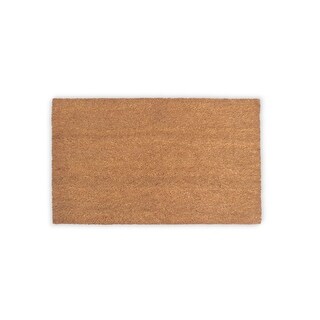 Plain Natural Coir Mat Latex Backed Door Mat - Floor Safety Store