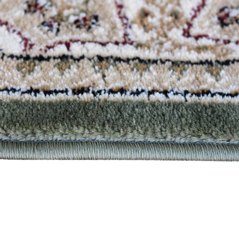Medallion Motif Traditional Persian Style Olefin Area Rug