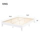 preview thumbnail 51 of 55, Grand Solid Wood 12-inch Platform Bed Frame by Crown Comfort