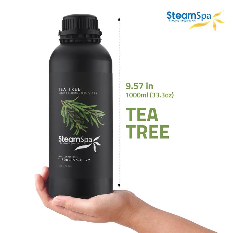 SteamSpa G-OILTEATREE1K Tea Tree Aromatherapy Oil for Steam Shower