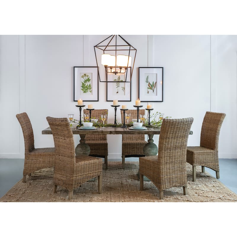 21.7x21.7x33.5 " Iron Chandelier, Sleek Industrial Style Hanging Light Fixture, Bulb Not Included