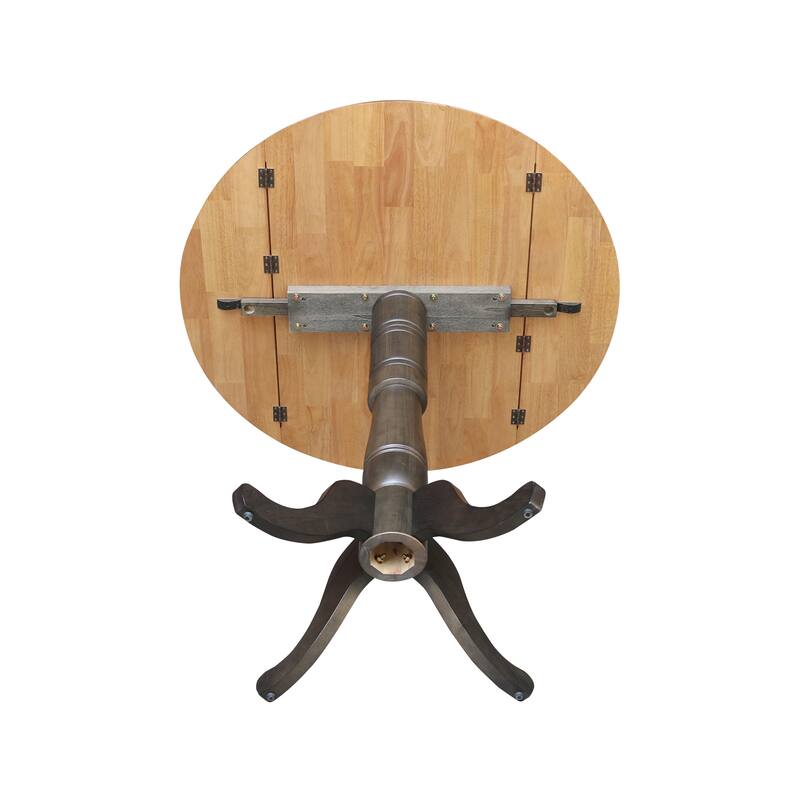 42 in. Round Dual Drop Leaf Dining Table