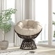 preview thumbnail 11 of 30, Papasan Swivel Patio Lounge Chair
