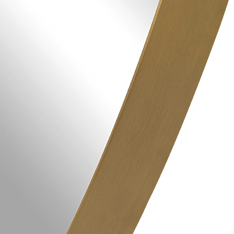 Boomerang Petite Framed Wall Mirror - 36" - Gold