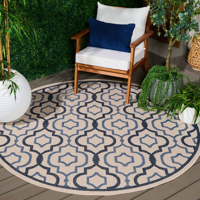 SAFAVIEH Courtyard Oyvor Indoor/ Outdoor Waterproof Patio Backyard Rug