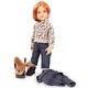 preview thumbnail 2 of 3, Gotz: Hannah & Her Dog Polly - 19.5" Standing Poseable Doll Set, Kids 3+