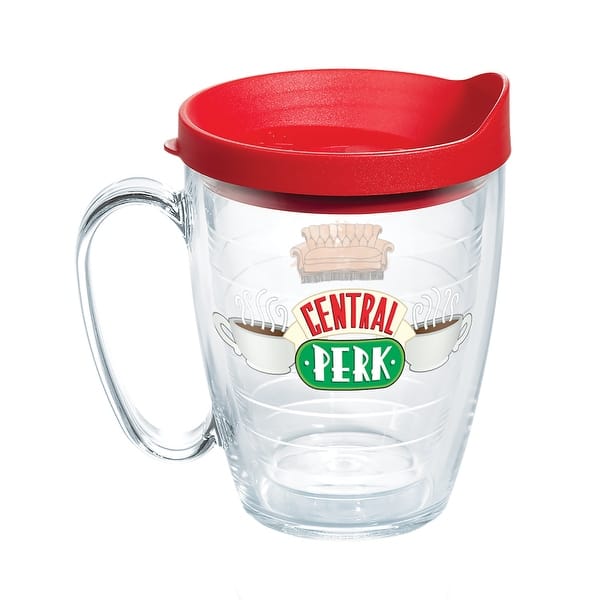 Warner Bros Friends Central Perk 16 oz Coffee Mug with lid - Bed Bath &  Beyond - 32373651