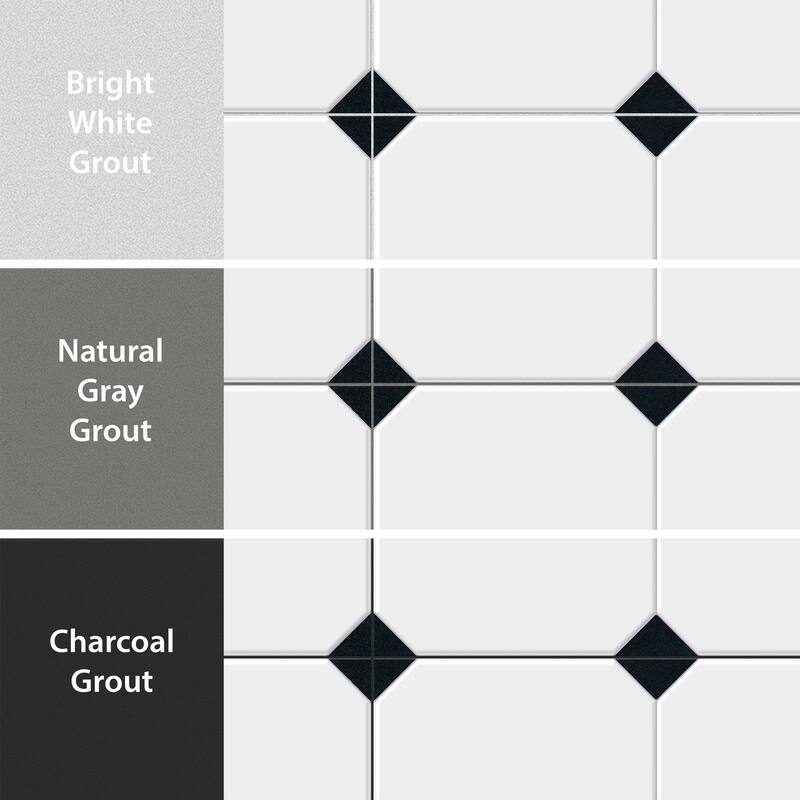 Merola Tile Betera Classique Blanco 22-3/4" x 22-3/4" Porcelain Floor and Wall Tile