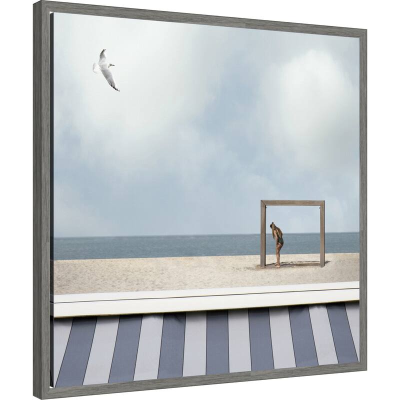 As free as a bird in the sky by Gilbert Claes Framed Canvas Wall Art Print