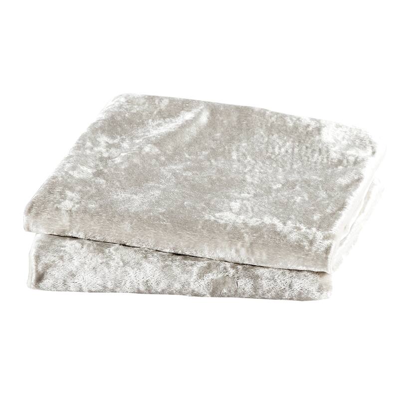 Rancho Crushed Velvet Throw Pillow Cover Set, NO INSERT