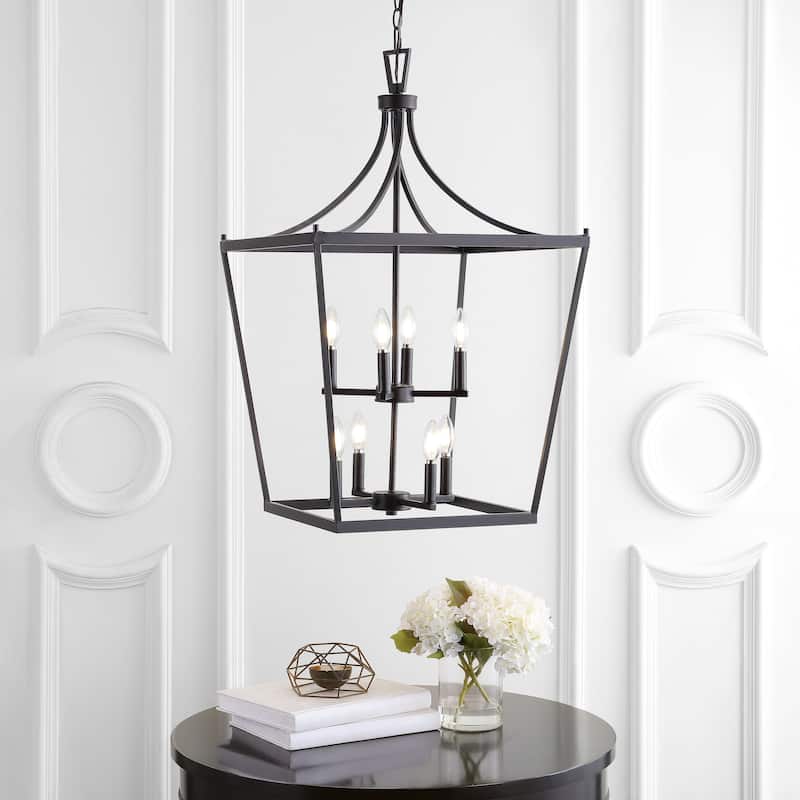 SAFAVIEH Lighting Ghida 8-light Pendant - 20"x20"x37.5-109.5" - 20Wx20Dx110H