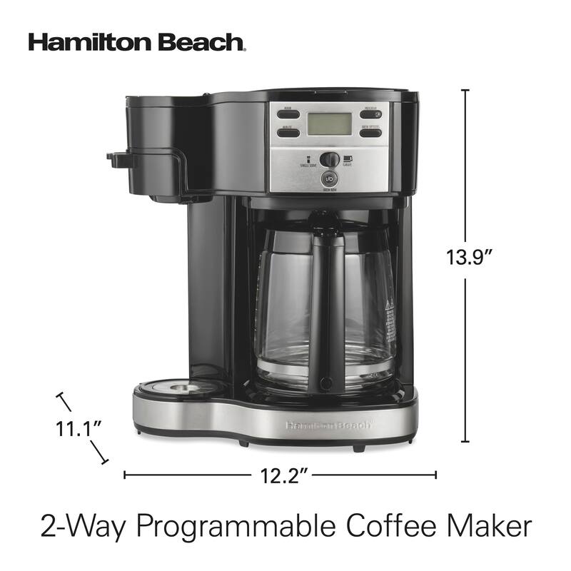 Hamilton Beach 2-Way Programmable Coffee Maker