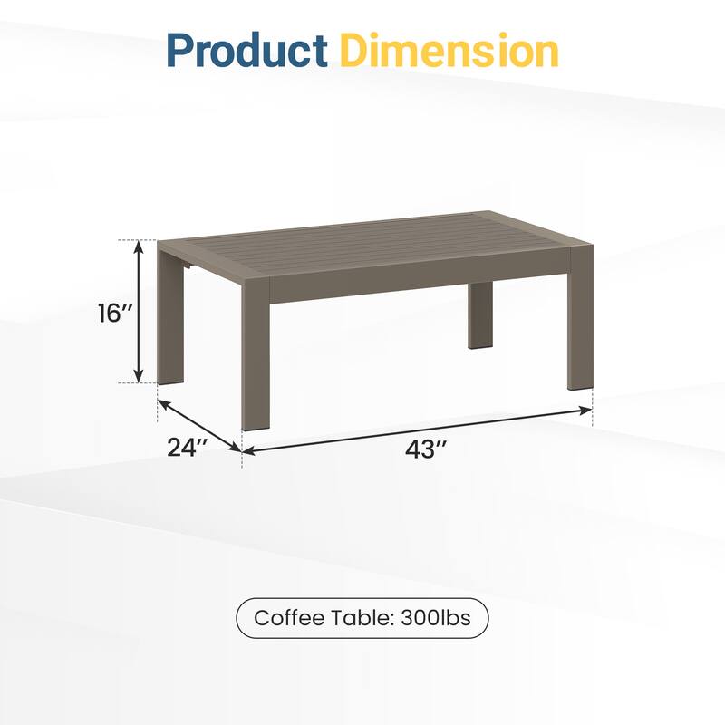 Outdoor Furniture Patio Coffee Table