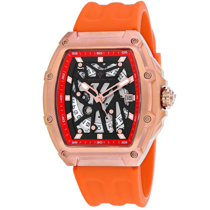 Christian Van Sant Men's Odyssey Black Dial Watch - CV6189 - 6 (36)
