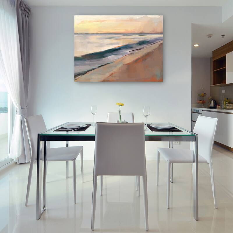 Tidal Glow By Studio Arts Canvas Art Print