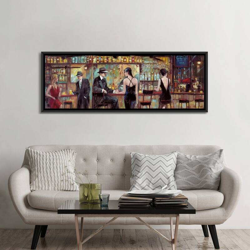 iCanvas "Happy Hour" by Ruane Manning Framed Canvas Print