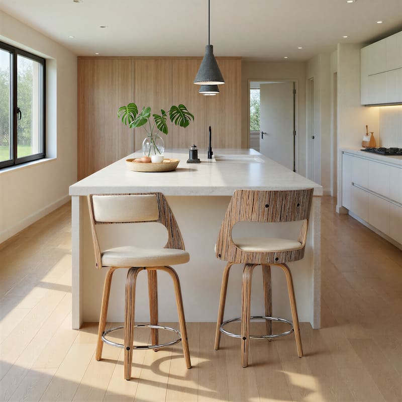 Carson Carrington Alingsas Mid-century Modern Counter Stool (Set of 2)