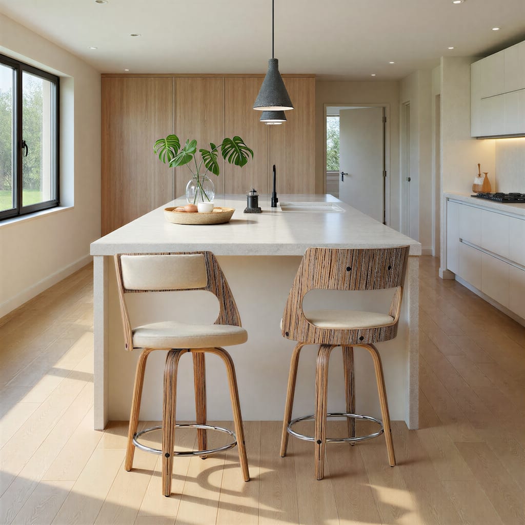 Carson Carrington Alingsas Mid-century Modern Counter Stool (Set of 2)