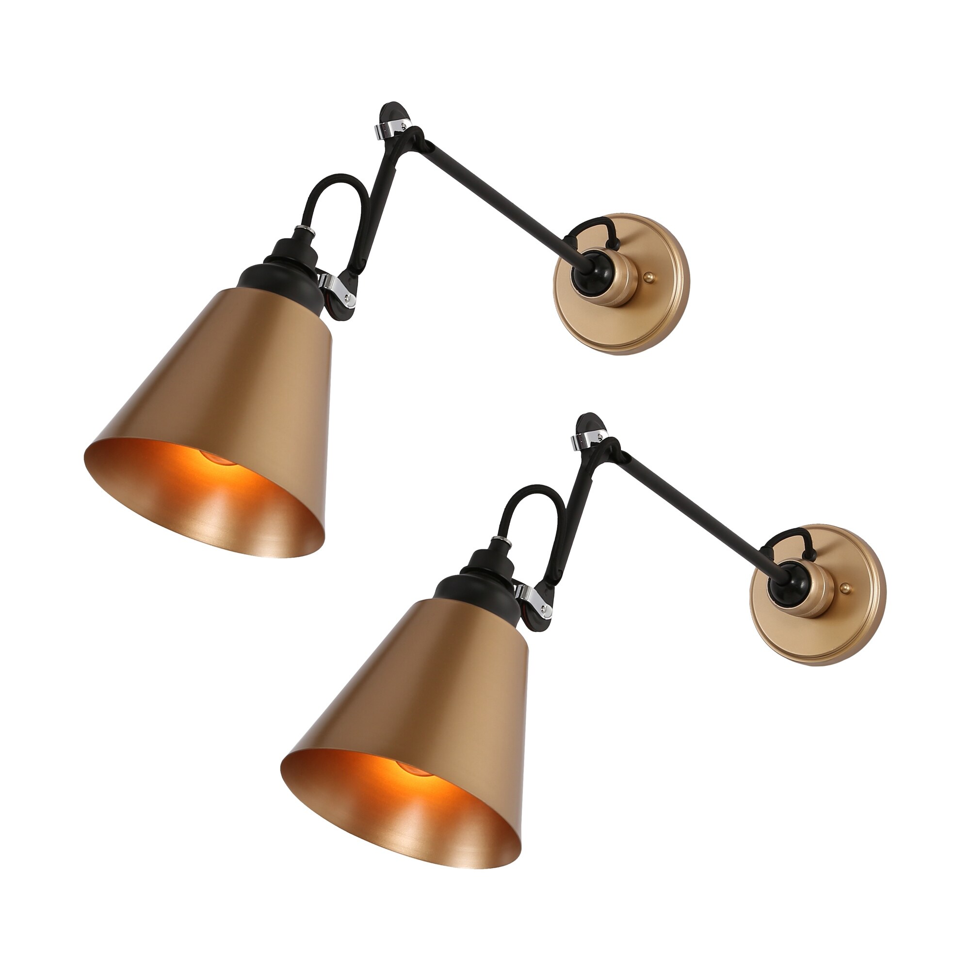 Adjustable wall 2025 sconces