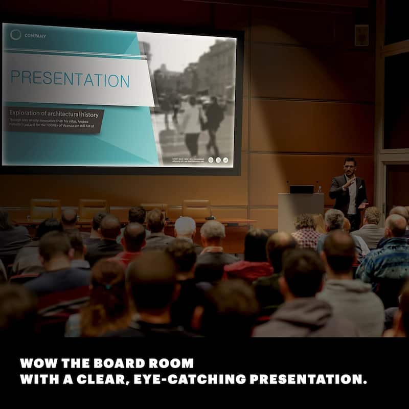 Kodak Fixed Frame Projector Screen with Velvet Frame & Wall Mount Kit