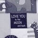 preview thumbnail 4 of 3, NoJo Love You To The Moon 4pc Crib Bedding Set