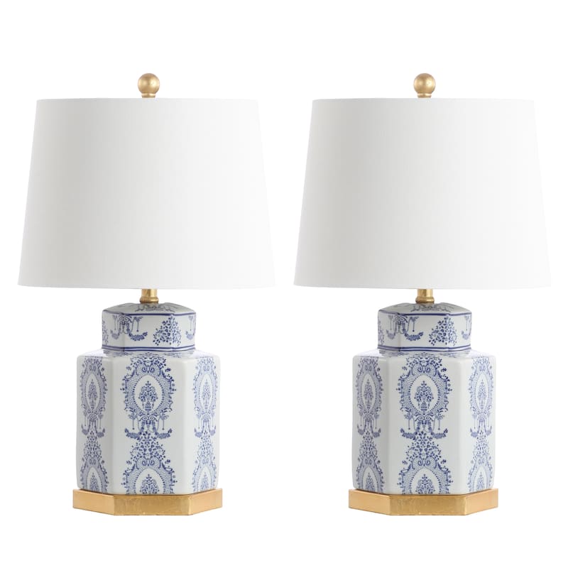 SAFAVIEH Lighting 23-inch Bodin LED Table Lamp (Set of 2) - 14"x14"x23"