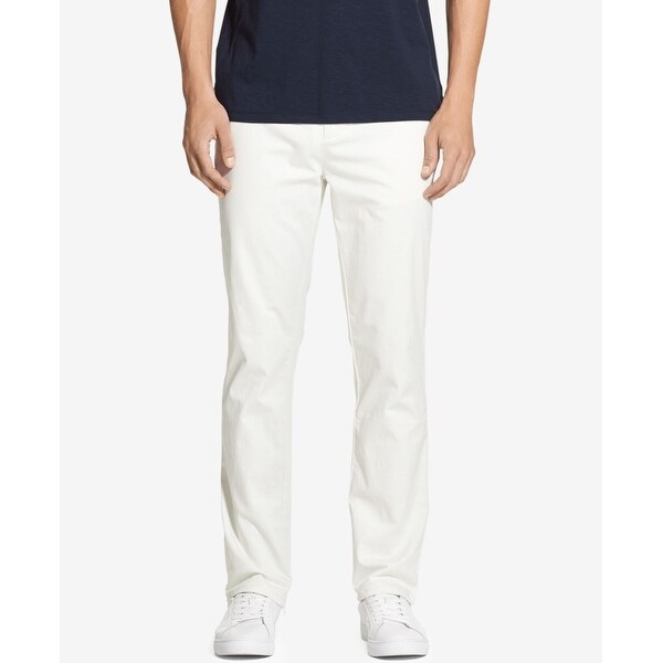 mens white stretch chinos