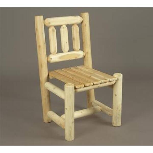 Shop 36 Natural Cedar Log Style Indoor Wooden Dining Chair On Sale Overstock 16612325