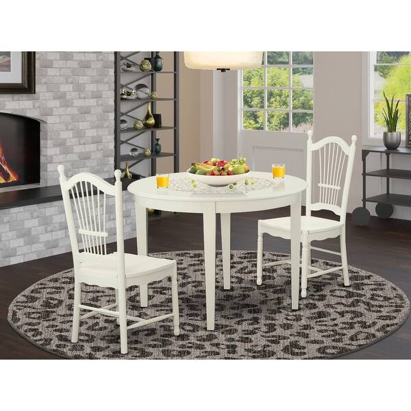 3-piece Kitchen Nook Dining Set - a Ktchen Table and 2 Dining Chairs ...