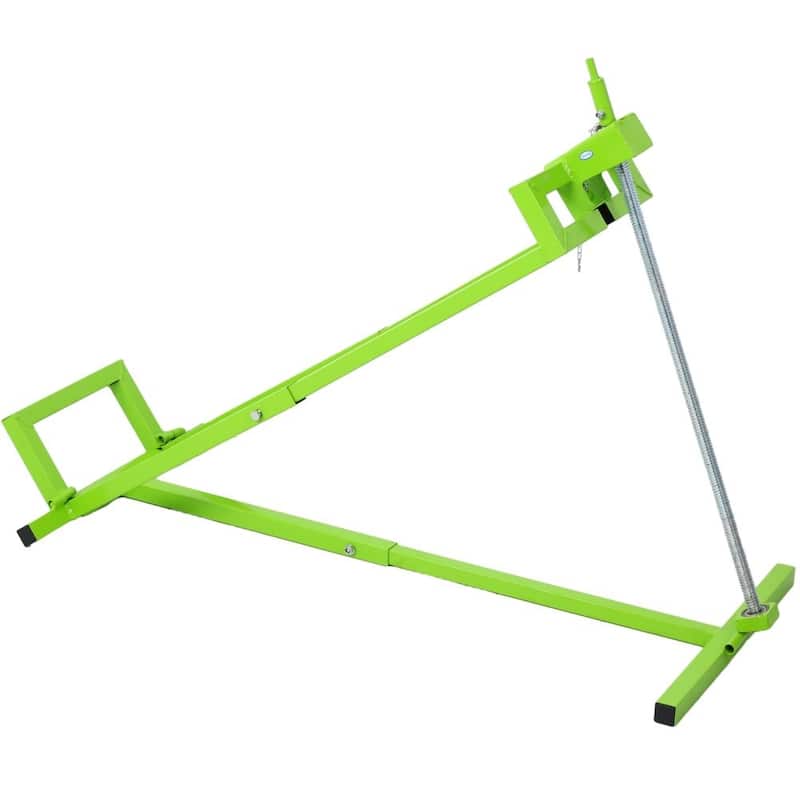 45° Tilt Adjustable 800 Lbs Capacity Easy Lawn Mower Lift - Green