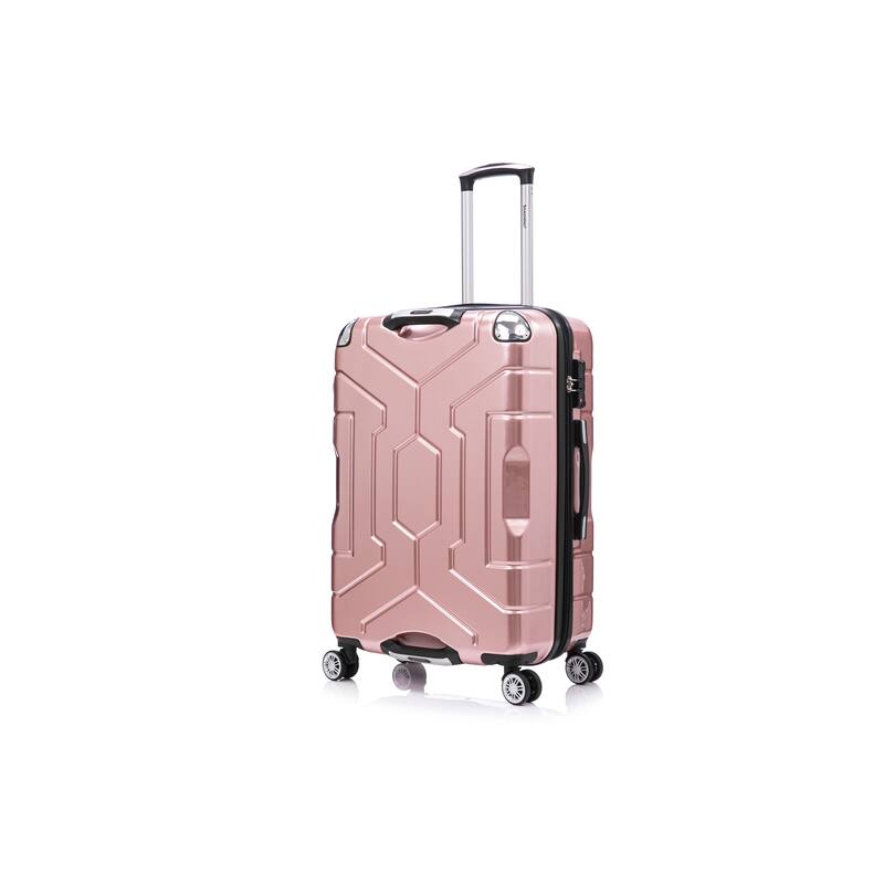 3 Piece Technology PC Hardshell Lightweight Durable Suitcase with Rotating Wheels and Adjustable Ergonomic Telescopic Handle