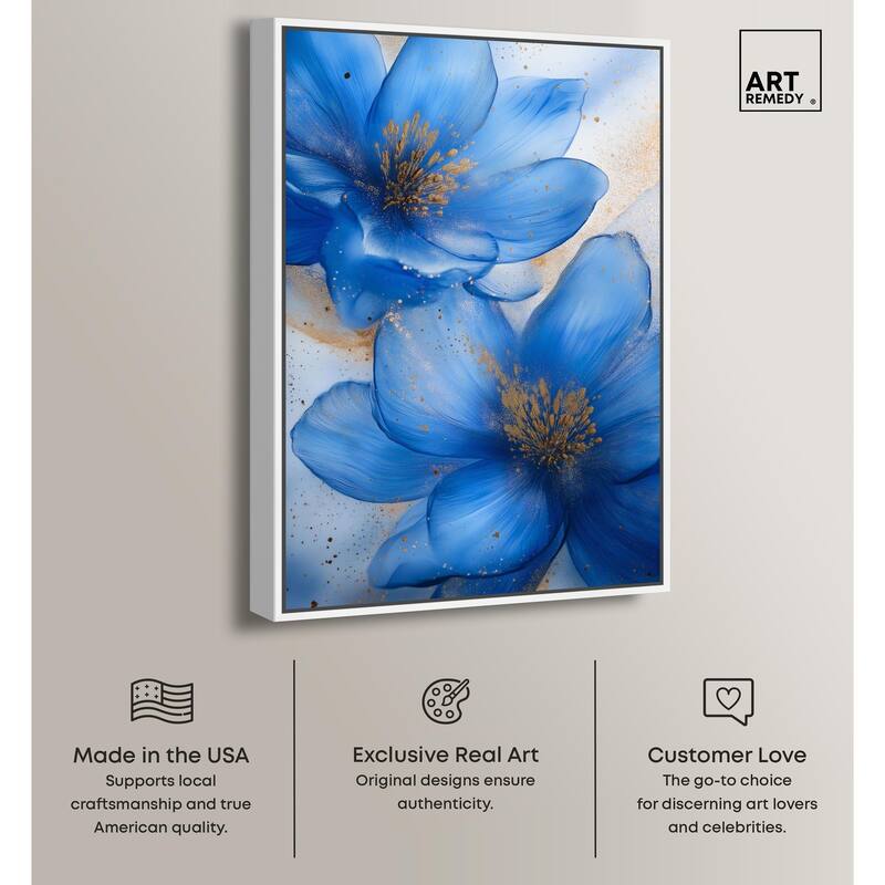 Twilight Teal Tint II Canvas by Art Remedy