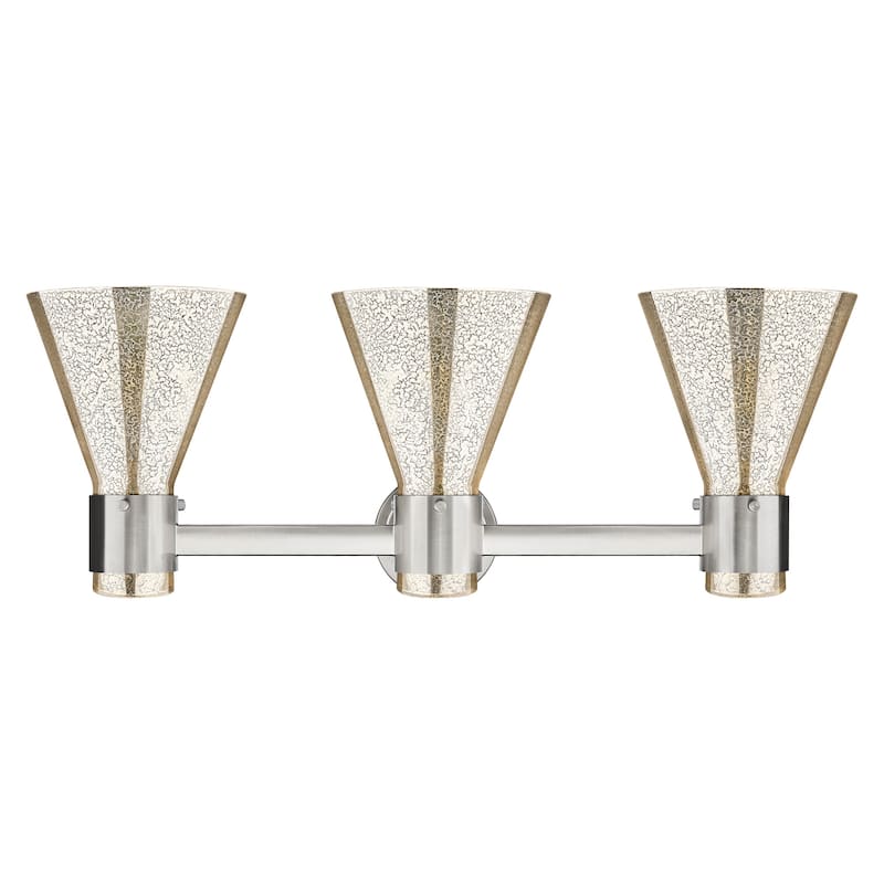 Innovations Lighting 464-3W-G464C-7ME Lawton Cone 3 Light 24" Wide