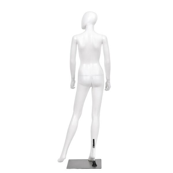 Shop Gymax Female Mannequin Egghead Plastic Full Body Dress