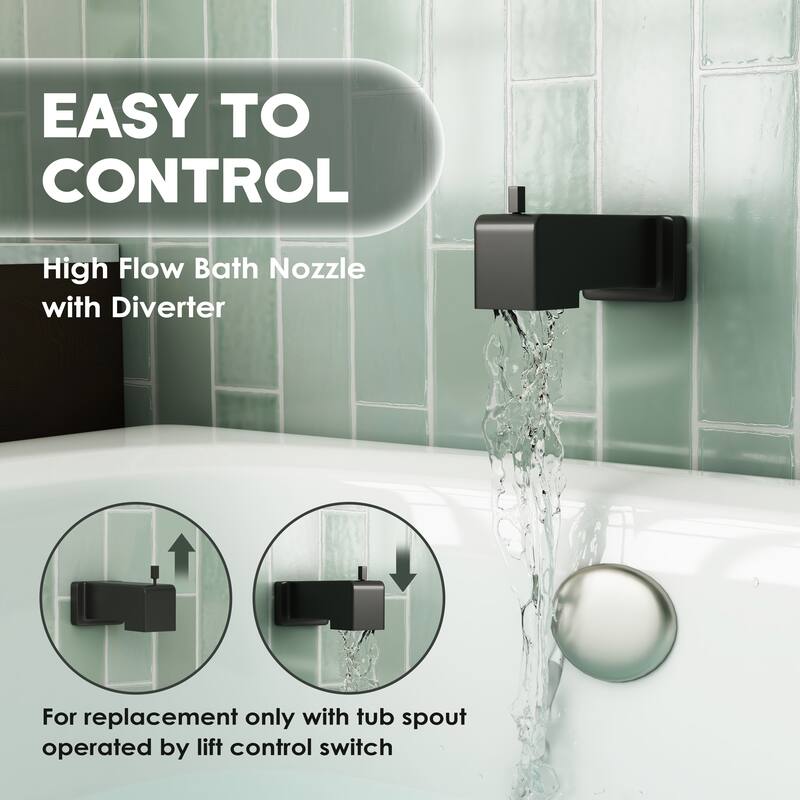 Tub Spout with Standard NPT 1/2" Connection