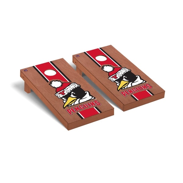 slide 2 of 5, Youngstown State Penguins Rosewood Cornhole Board Set